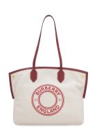 Burberry Society Canvas Tote Burberry Society Canvas Tote - Ecru
