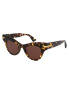 Bv1004s Sunglasses Bottega Veneta Bv1004s Sunglasses - 007 HAVANA HAVANA BROWN
