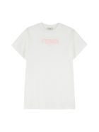 Fendi Cotton Maxi T-shirt Fendi Cotton Maxi T-shirt - White