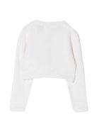 Miss Blumarine White Cardigan Miss Blumarine White Cardigan - Panna
