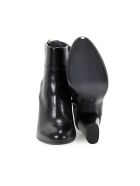 Fiori Francesi Black Leather Ankle Boots With Button Fiori Francesi Black Leather Ankle Boots With Button - Nero (Black)