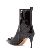 Vlogo Booties In Patent Leather Valentino Garavani Vlogo Booties In Patent Leather - Nero