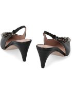 Miu Miu Leather Slingback Pumps Miu Miu Leather Slingback Pumps - black