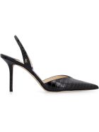Jimmy Choo Thandi 85 Leather Slingback Pumps Jimmy Choo Thandi 85 Leather Slingback Pumps - black