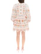 Brighton Mini Dress With Embroideries Zimmermann Brighton Mini Dress With Embroideries - Multicolor