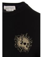 'skull' Sweater Alexander McQueen 'skull' Sweater - Black/gold