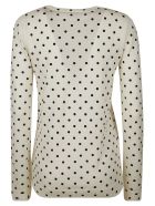 RED Valentino Dotted Sweatshirt RED Valentino Dotted Sweatshirt - Ivory