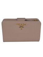 Prada Triangle Logo Snap Button Wallet Prada Triangle Logo Snap Button Wallet - Cipria