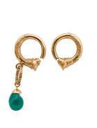 Patou Asymmetric Hoop Earrings Patou Asymmetric Hoop Earrings - Metallic