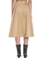 Golden Goose Adele Skirt In Beige Cotton Golden Goose Adele Skirt In Beige Cotton - beige