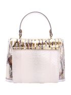 Giancarlo Petriglia Leather Tote Bag Giancarlo Petriglia Leather Tote Bag - Silver