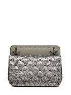 Valentino Garavani Mini Rockstud Glitter Bag Valentino Garavani Mini Rockstud Glitter Bag - Argento