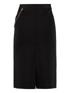 Givenchy Stretch Pencil Skirt With Zip Givenchy Stretch Pencil Skirt With Zip - black