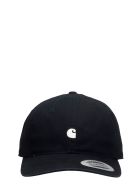 Carhartt Hats In Black Cotton Carhartt Hats In Black Cotton - Nero e Bianco