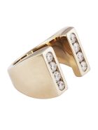 Lo Spazio Diamond U Ring Lo Spazio Jewelry Lo Spazio Diamond U Ring - Diamond