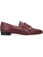 Bally Janelle Leather Loafers Bally Janelle Leather Loafers - Burgundy