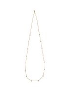 Bottega Veneta Necklace With Gold Plated Silver Spheres Bottega Veneta Necklace With Gold Plated Silver Spheres - Yellow
