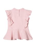 Monnalisa Pink T-shirt Baby Monnalisa Monnalisa Pink T-shirt Baby Monnalisa