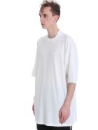 DRKSHDW Jumbo T-shirt In White Cotton DRKSHDW Jumbo T-shirt In White Cotton - WHITE