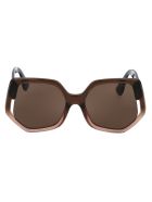 0mu 07vs Sunglasses Miu Miu 0mu 07vs Sunglasses - 02D06B BROWN GRADIENT TRASPARENT
