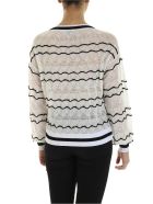 Embossed Sweater Ballantyne Embossed Sweater - White