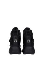 Buffalo Sneakers In Black Leather Buffalo Sneakers In Black Leather - black