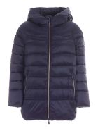 Save The Duck Hooded Down Jacket Save the Duck Hooded Down Jacket - Blu