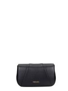 Versace Clutch In Black Leather Versace Clutch In Black Leather - black