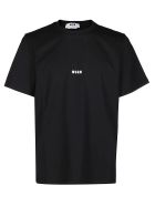 Black Cotton T-shirt MSGM Black Cotton T-shirt - Black