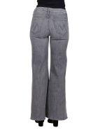 Grey Cotton Blend The Roller Jeans Mother Grey Cotton Blend The Roller Jeans - Grey