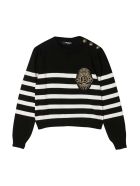 Balmain Black Striped Shirt Balmain Black Striped Shirt - Nero