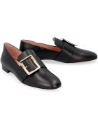 Bally Janelle Leather Loafers Bally Janelle Leather Loafers - black