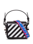 Off-White Diagonal Leather Crossbody Bag Off-White Diagonal Leather Crossbody Bag - Black