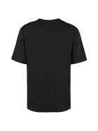 Saint Laurent Logo Print Cotton T-shirt Saint Laurent Logo Print Cotton T-shirt - black