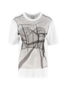 Alexander McQueen Printed Cotton T-shirt Alexander McQueen Printed Cotton T-shirt - White