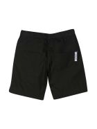 Moschino Black Bermuda With Multicolor Print Moschino Black Bermuda With Multicolor Print - Nero
