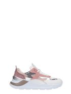 D.A.T.E. Fuga Sneakers In Rose-pink Synthetic Fibers D.A.T.E. Fuga Sneakers In Rose-pink Synthetic Fibers - rose-pink