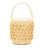 Sensi Studio Mini Wicker Bucket Bag Sensi Studio Mini Wicker Bucket Bag - NATURAL (Beige)