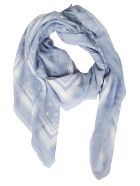 Destin Surl Printed Scarf Destin Surl Printed Scarf - Light Blue