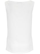 Alberta Ferretti Silk Blend Tank Top With Lace Inserts Alberta Ferretti Silk Blend Tank Top With Lace Inserts - White