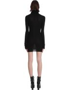 Rick Owens Ribbed Ls Tube Dress In Black Wool Rick Owens Ribbed Ls Tube Dress In Black Wool - black