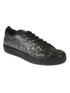 Car Shoe Glittery Low-up Laced Sneakers Car Shoe Glittery Low-up Laced Sneakers - Slate