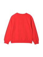 Moschino Red Teen Sweatshirt With Toy Print Moschino Red Teen Sweatshirt With Toy Print - Rosso