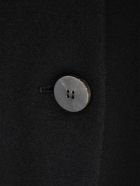 Harris Wharf London Women Stand Up Collar Boyfriend Blazer Superfine Merino Harris Wharf London Women Stand Up Collar Boyfriend Blazer Superfine Merino - Black
