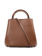Pannier Bag In Brown Leather Marni Pannier Bag In Brown Leather - Sienna