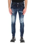 Dark 1 Wash Skater Jeans Dsquared2 Dark 1 Wash Skater Jeans - Blu