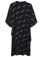 Balenciaga Logo Motif Print Dress Balenciaga Logo Motif Print Dress - Black/White