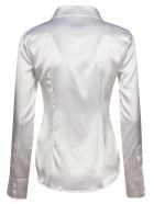 Plain Silk Shirt Eddy Monetti Plain Silk Shirt - White