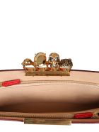 Alexander McQueen Skull Four-ring Flat Pouch Alexander McQueen Skull Four-ring Flat Pouch - ROSSO