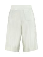 Moncler Silk-blend Bermuda-shorts Moncler Silk-blend Bermuda-shorts - green